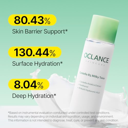 Centella B5 Milky Toner, Barrier Layering Toner for Face, Hydrating & Soothing, Soft Glow Finish, Panthenol, Niacinamide, Centella, Fragrance-Free, Korean Skincare, 150ml / 5.07 fl oz