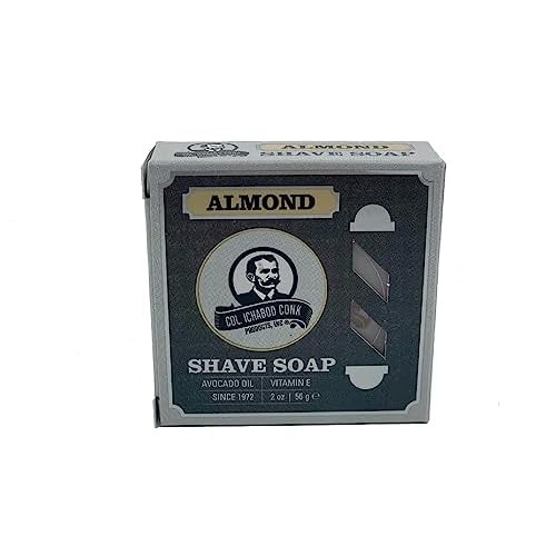 Col. Conk Almond Glycerine Shave Soap 2 oz (Pack of 2)