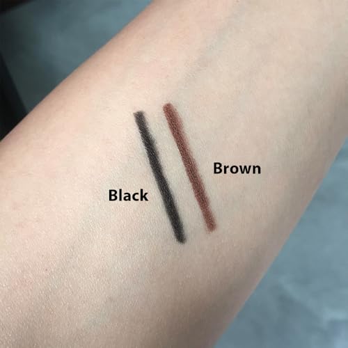 10PCS Black Automatic Waterproof Inner Eyeliner, Eyeshadow & Eyebrow Pencil ? Multi-Use Cream Pen for Liner, Shadow & Brows,Matte Quick Dry Eye Pencils, Smudge Proof, Delineador de ojos
