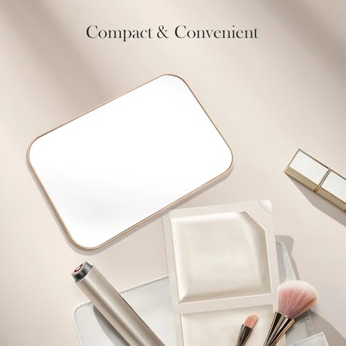 20 Pcs Desktop Makeup Mirror 8 Inch Portable Mirror with Metal Stand 90¡ÆAdjustable Rotation Travel Makeup Mirror for Spa Party, Girl, Women, Shower