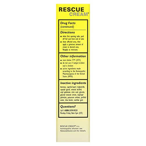 Original Flower Remedies, Rescue Cream, 1 oz (30 g), Bach