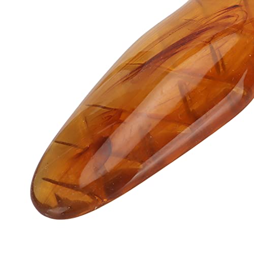 FILFEELNose Massager, Resin Gua Sha Facial Tools Nose Up Scraper for Women Nose Shaping (Amber)