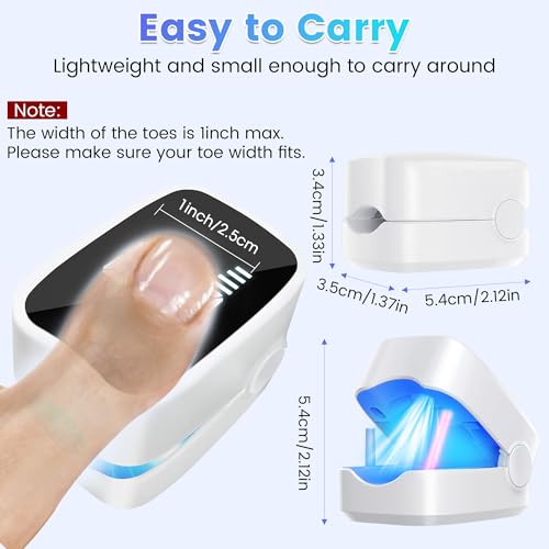 Home Toenail Repair Treatment for Toenail & Fingernail, 7 Minutes Timer, Rechargeable