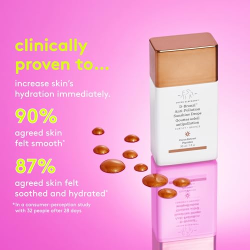 Drunk Elephant D-Bronzi Sunshine Drops - Bronzing Color Serum Drops - Clean Clinical Skincare - Cruelty-Free - Dermatologist-Tested - Free of Essential Oils, Silicones, and Fragrance