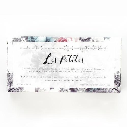 Lady St. Lucia's Les Petites Collection Faux Mink 2/3 Length Eyelashes For Youth Nemesia For Ages 4-6