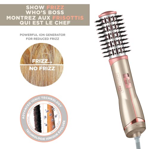 CONAIR INFINITIPRO Frizz Free 1 1/2-inch Hot Air Brush, Dryer Brush