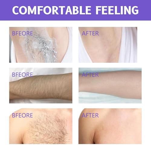 Hair Removal Cream: Facial, Body, BikiniArms, Legs -Gentle Depilatory Cream for Sensitive Skin for Women (3.38 Fl Oz)
