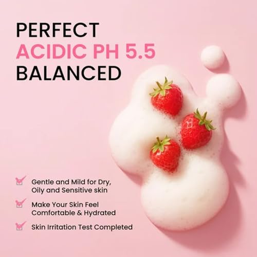 Premium Goat Milk Body Wash, 27 Fl Oz, Pack Of 2 (Strawberry)