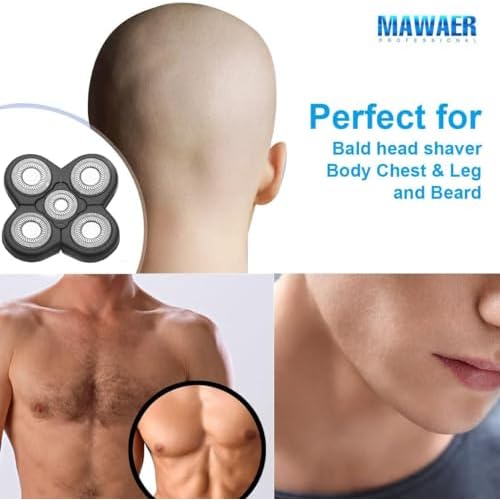 3PCS Universal 5 Blades for FREEBIRD FREEDOM GROOMING Head Shaver Replacement heads