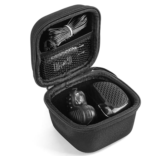 Linkidea Hard EVA Head Hair Shaver Case, Men's Balder Boss with Mesh Pocket for Travel, Travel Storage Bag Compatible with RMton Balder Pro Head Shaver XR7120/XR7000 (Black)