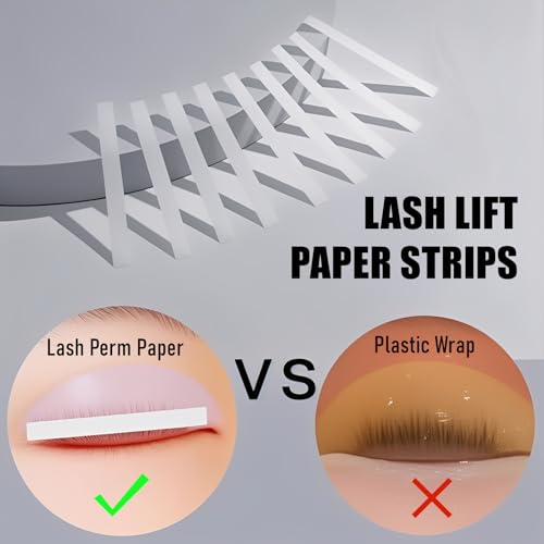 1000PCS Lash Lift Paper Strips,Reusable Lash Lift Tools,Eyelash Lifting Lashes Lift Ribbon,Preventing EyeLashes from Popping Out.