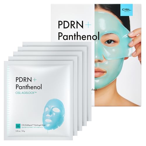 Intensive Calming Hydrogel Face Mask (5 Pack) ? Cooling Comfort for Dry, Tight, Stressed-Looking Skin; Helps Reduce the Appearance of Redness; PDRN (Sodium DNA) + Panthenol
