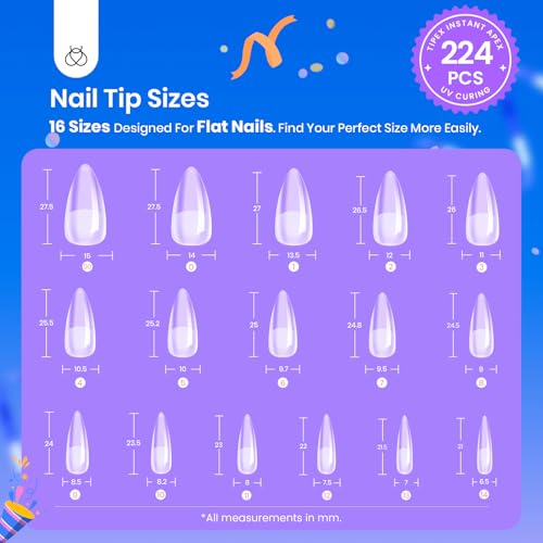 Beetles Tipex Gel Nail Kit, Medium Stiletto & Beetles 15ml Nail Dehydrator and Primer