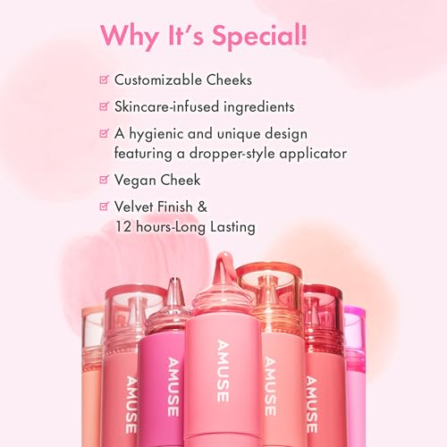 Amuse SEOUL Cheek Tok Tok Liquid Blush (03 Whip Tok)
