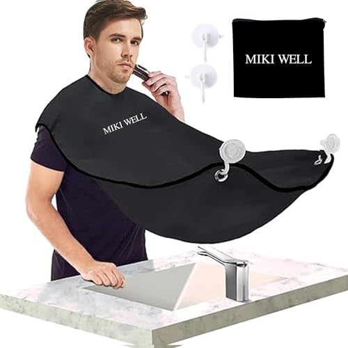 Men's Shaving Apron, Beard Catcher, Non-Stick Material Beard Apron,Gift for Father Husband Boyfriend