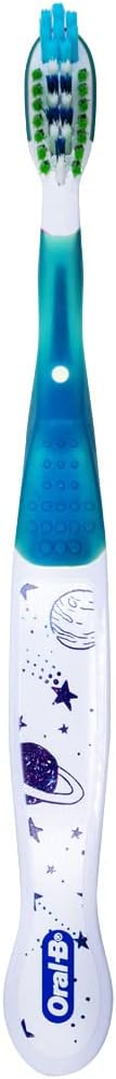 Oral-B Pro-Health Junior CrossAction Galaxy Toothbrush, Ages 6+, Soft - Pack of 4
