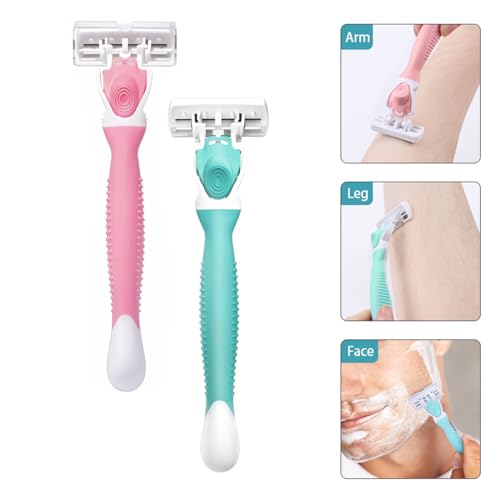 Razors for Women Sensitive Skin£¬6 blade Lady Shaving Razor for Women, Women¡¯s razors for Shaving Including 1 Travel Razors for Women with 19 Blade Refills