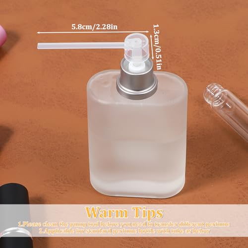 SHENLIU 56 Pcs Perfume Travel Refillable Atomizers Bulk Mini Atomizer Sprayer Perfume Bottle Portable with 56 Pieces Refill Pump Dispenser Pump Transfer Tool for Outgoing (7 Colors, 5 ml)