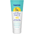 Coppertone Oil Free + Shine Control Sunscreen Face Lotion SPF 45, Lightweight Sunscreen for All Skin Tones, Won't Clog Pores, Fragrance Free, 2.5 Fl Oz Tube