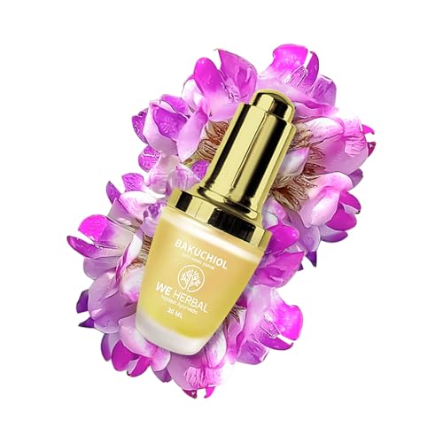 Bakuchiol Anti-Ageing Serum | Natural Retinol Alternative with Rosehip & Almond Oil | Treats Acne-Causing Bacteria & Pimples | No Chemicals or Fragrance | 20ml