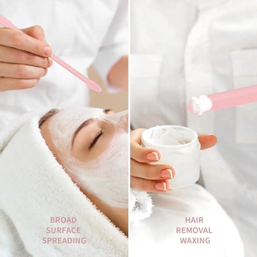 6Pcs Silicone Wax Applicator Set Non Stick Wax Spatulas Eyebrow Wax Stick Waxing Applicator Stir Sticks Hard Wax Scraper For Paint Crafts Salon Home