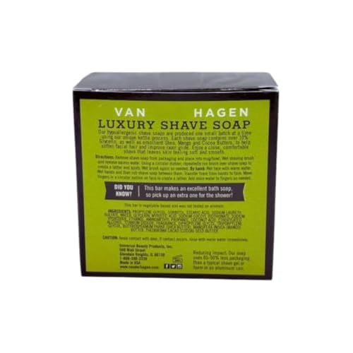Men's Luxury Scented Shave Soap 3.5 oz ? PACK 4 ? Classic Wet Shaving Soap for Safety Razors ? Rich, Lubricating Lather with Premium Scent ? For use in shave and bath