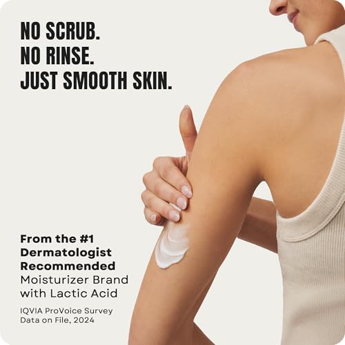 AmLactin KP Bumps Be Gone - Therapeutic Body Cream for Keratosis Pilaris - No-Scrub Exfoliator and Body Moisturizer for Dry Skin with 15% Lactic Acid AHA, 3 oz (Packaging May Vary)