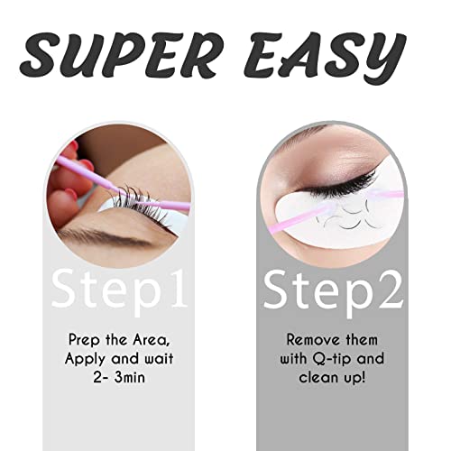 Amber Lash Safe Eyelash Extension Remover Gel 15ml, Gentle, Fast Acting Lash Glue Remover for Eyelash Extensions, Works in Just 60 Seconds - Non-Irritating Professional Eyelash Extension Gel Remover