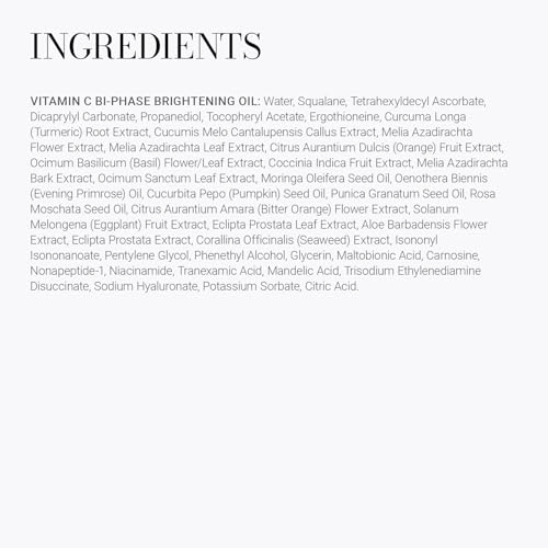 Meaningful Beauty Vitamin C Bi-Phase Brightening Oil with Activated C Technology