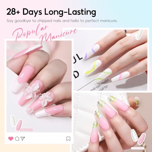 COSCELIA Acrylic Nail Kit for Beginners with Everything 4PC Gel Polish 3PC Acrylic Powder with Drill and U V Light 24 Colors Glitter Powder Complete Gel Manicure Kit Nail Stickers DIY Gifts for Women