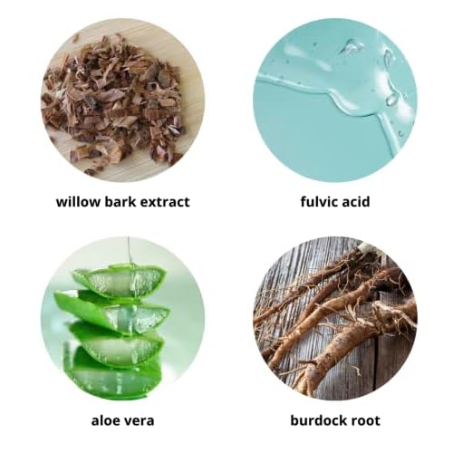 Oil Control Formula, 2oz ? Clarifying Serum with Willow Bark, Zinc Oxide & Burdock Root ? Organic, Vegan ? Fights Breakouts & Balances Oily Skin