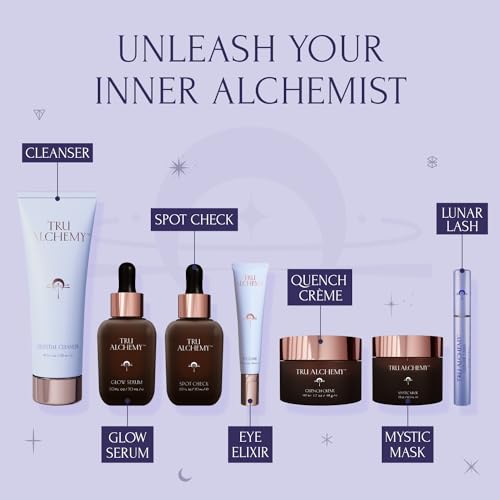 Tru Alchemy Vitamin C Glow Serum | Facial Serum with Bakuchiol, Glycolic & Lactic Acid | Skin Illuminating Serum | Anti-aging Vitamin C Face Serum | Hydrating Face Wrinkle Serum | 1 fl oz/30 ml