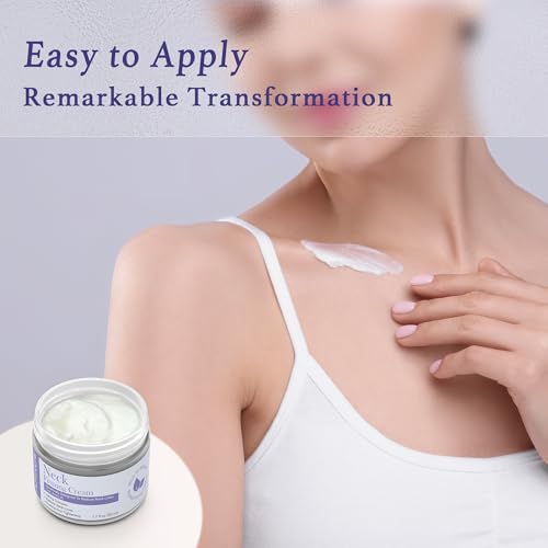 Neck Firming Cream - Anti-Aging Tightening and Lifting for Sagging Skin with Hydrating Formula, Moisturizer Face Cream for women 1.7 oz-V1