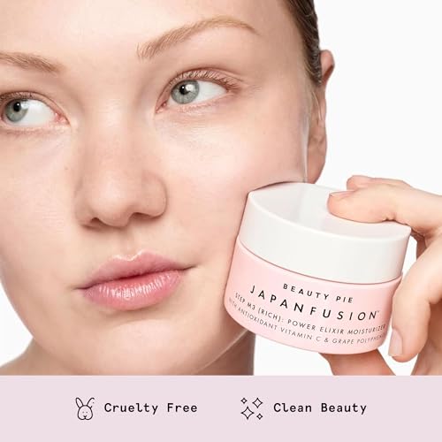 Beauty Pie Japanfusion Power Elixir Moisturizer ? Deep Hydration & Antioxidant Skin Elixir | J-Beauty Moisturizer with Hyaluronic Acid, Jabara-C & Grape Extracts for Radiant, Supple Skin