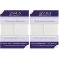 Satin Smooth Non Woven Wax Strips, Body and Face Wax Strips for Hair Removal, Cloth Waxing Strip for Women, Small, 100 ct, 2 Pack