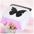 Professional UV LED Nail Lamp for Gel Polish, 42 PCS High-Power LED Beads Nail Dryer with 4 Timer Settings & Automatic Sensor, Fast Curing Light for Home and Salon Manicure Pedicure Nail Art