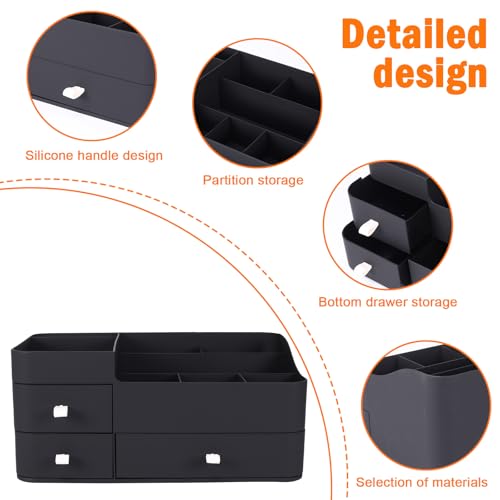 Cologne Organizer for Men, Perfume Organizer, Cologne Stand, Makeup Holder, Bathroom Counter Storage, Bathroom Decor, Gifts for Men, Black