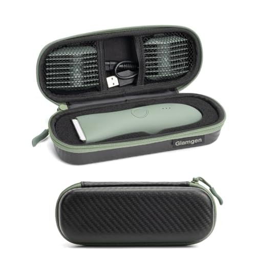 Case for Meridian Trimmer Shaver, Compatible with MANSPOT/LADYSPOT Manscape Groin & Body Hair Trimmer, Hard Travel Cases for Protecting Electric Razor Shavers and Storing Accessories (Case Only)