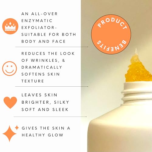Serious Skincare Phyto Pumpkin Exfoliating Face + Body Scrub, Gently Exfoliates & Hydrates, Moisturizing Almond Oil, Coconut Oil for Soft, Radiant Skin, Smooth Away Rough Dry Skin Bumps 8 Fl. Oz.
