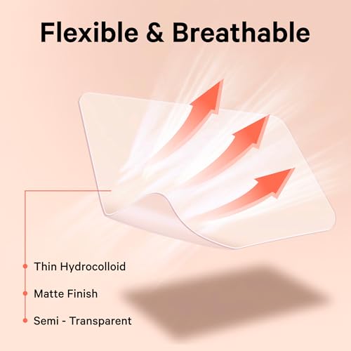Sosky Large Pimple Patches XL Hydrocolloid Acne Patches for Face & Body Cystic Pimple & Zit Patch for Nose Chin Back, Bacne & Breakouts Vegan Cruelty-Free£¨10 Count£©