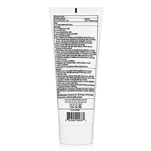 TOUCH Glycolic Acid Face Wash, Acne Treatment Gel, and Anti-Aging SPF 30 Sunscreen Moisturizer