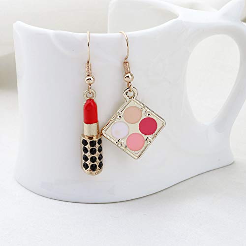 WSNANG Lipstick 3D Earrings Estheticians Gift Makeup Artist Jewelry Gift for Women