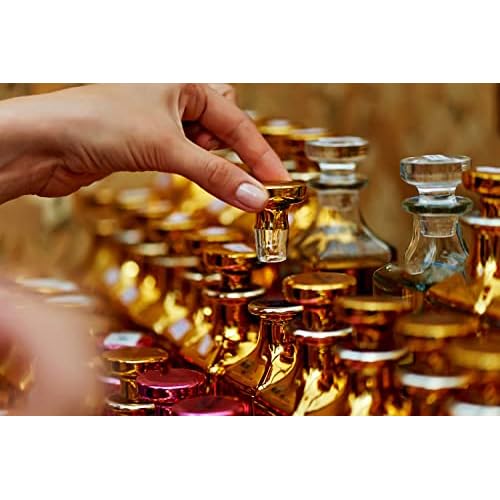 Morjana 12?mL Perfume Oil for Women in Traditional Attar Style Cologne. Great Gift Party Favor and Pocket Size Body Oil ? Alcohol?Free, Long?Lasting Oil, Compliment Magnet