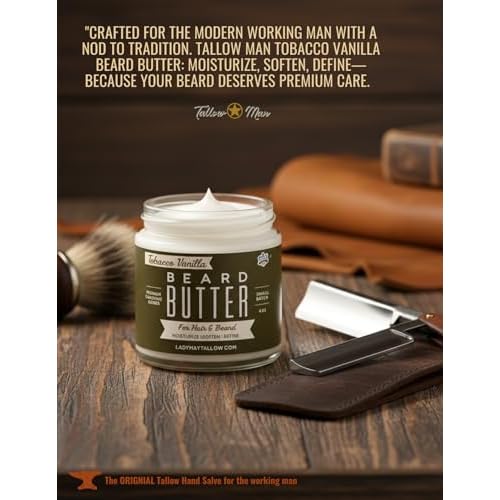 Tallow Man Beard + Body Butter Trio - Scented (9oz)