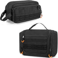 Tactical Toiletry Travel Bag for Men, Dopp Kit Shaving Organizer Case for Toiletries, Shower and Grooming Care Accessories