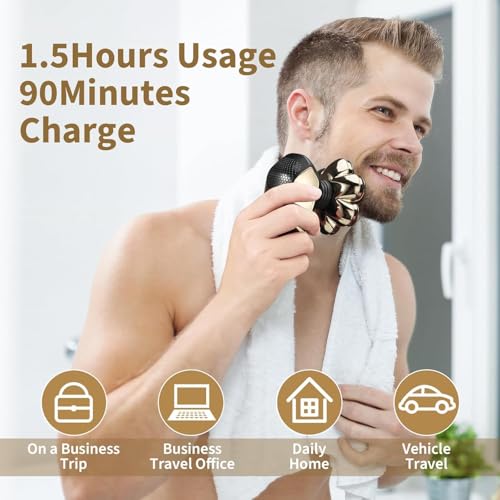 Wahl Groomsman Rechargeable Beard Trimmer kit for Mustaches, Nose Hair, and Light Detailing and Grooming with Bonus Wet/Dry Battery Nose Trimmer ? Model 5622v