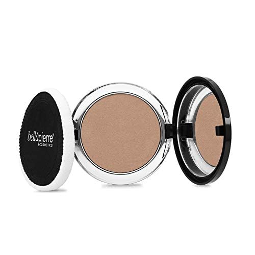 bellapierre Compact Mineral Bronzer | Beautifully Warms for a Sun Kissed Glow | Infused with Nourishing Jojoba | Non-Toxic & Paraben Free Formula - Pure Element - 0.35 Oz