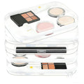 Clear Hard Shell Zipper Case, Clear Zipper Pouches for Travel, Toiletries, Makeup, Electronics & Pencils£¨5Pcs, Large£©