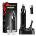 Ear and Nose Hair Trimmer for Men, 2025 Professional Painless USB Rechargeable Eyebrow & Facial Electric Hair Trimmer for Men Women, Powerful Motor, Dual Edge Blades, IPX7 Waterproof Easy Clean