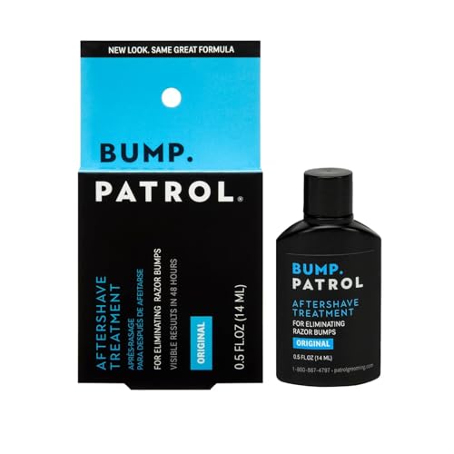 Bump Patrol Original Formula Aftershave Treatment Serum ? Razor Bump Stopper and Ingrown Hair Treatment for Men and Women, Ingrown Hair Serum with Salicylic Acid - 0.5 oz (Pack of 1)